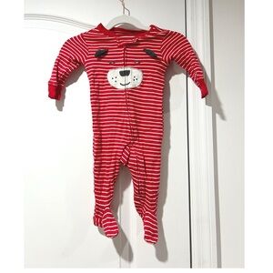 EUC Carter’s One-Piece Puppy Zippered Onesie size 3m